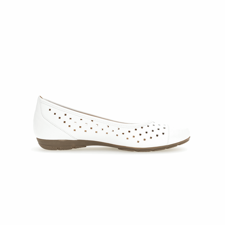 Gabour | Perf Blanche Exclusive Ballerine